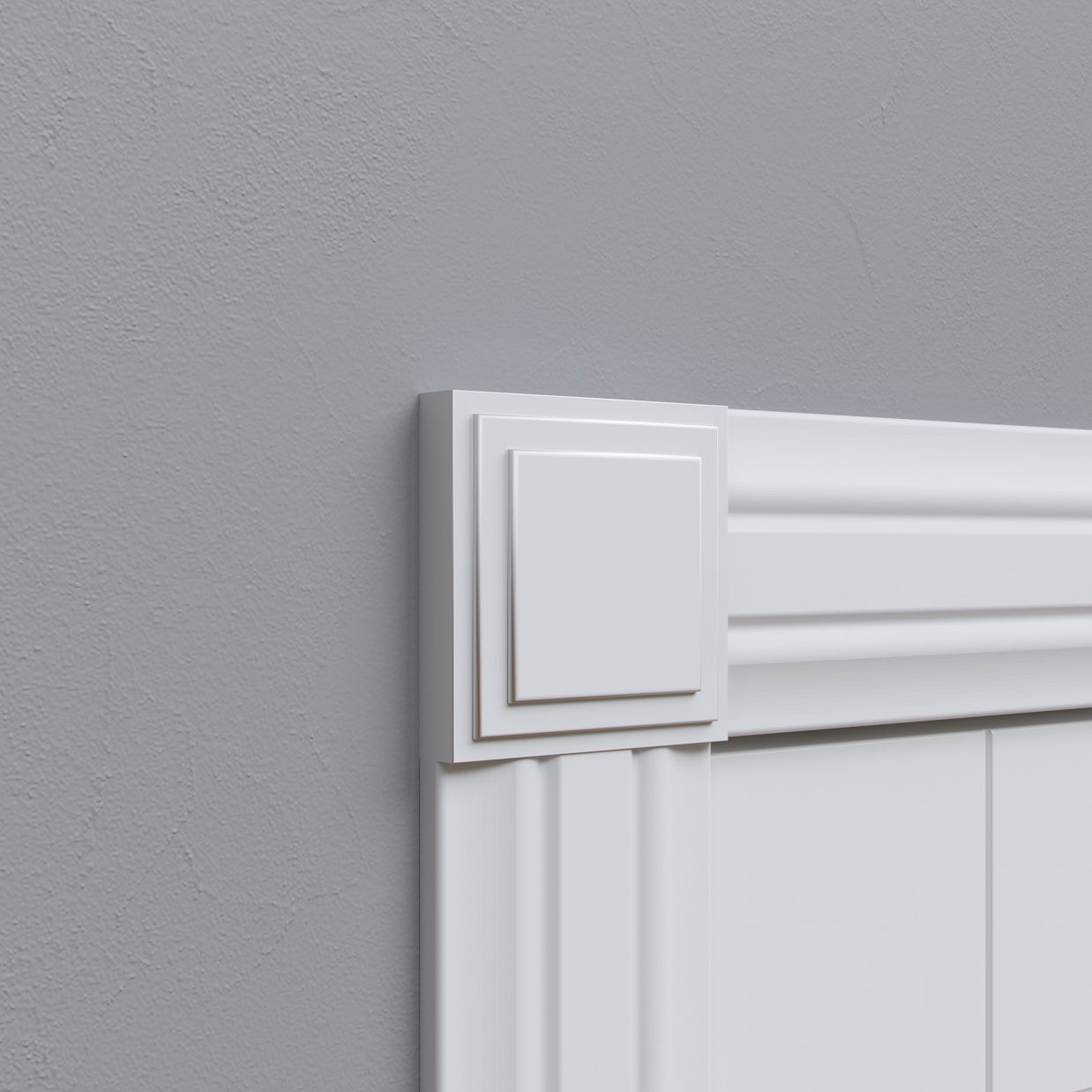 Дверной декор верхний под покраску Madest Decor TD01